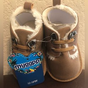 Myggpp Toddler Tan Soft Shoe